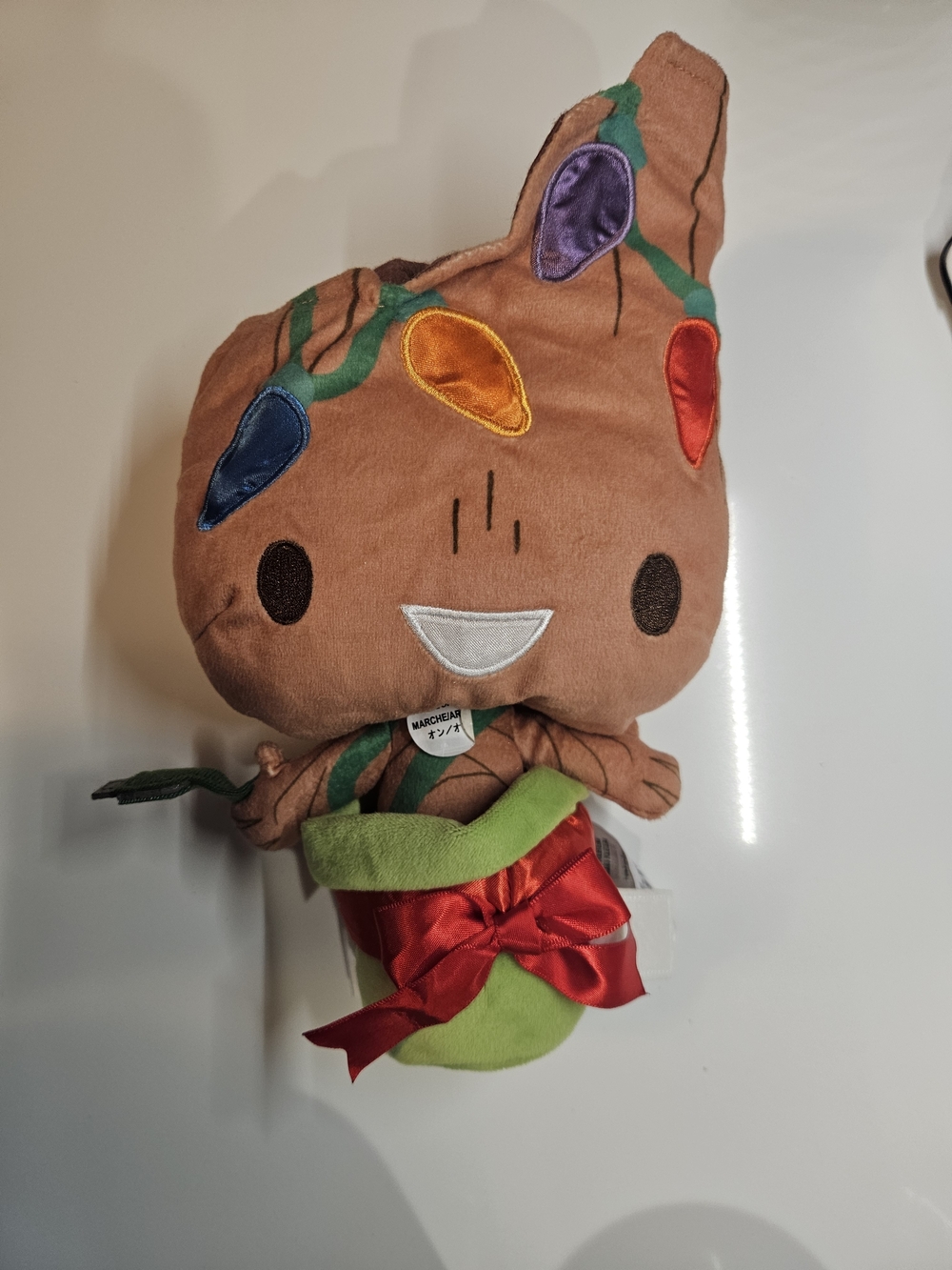 Disney Parks Baby Groot Light Up Christmas Plushie.